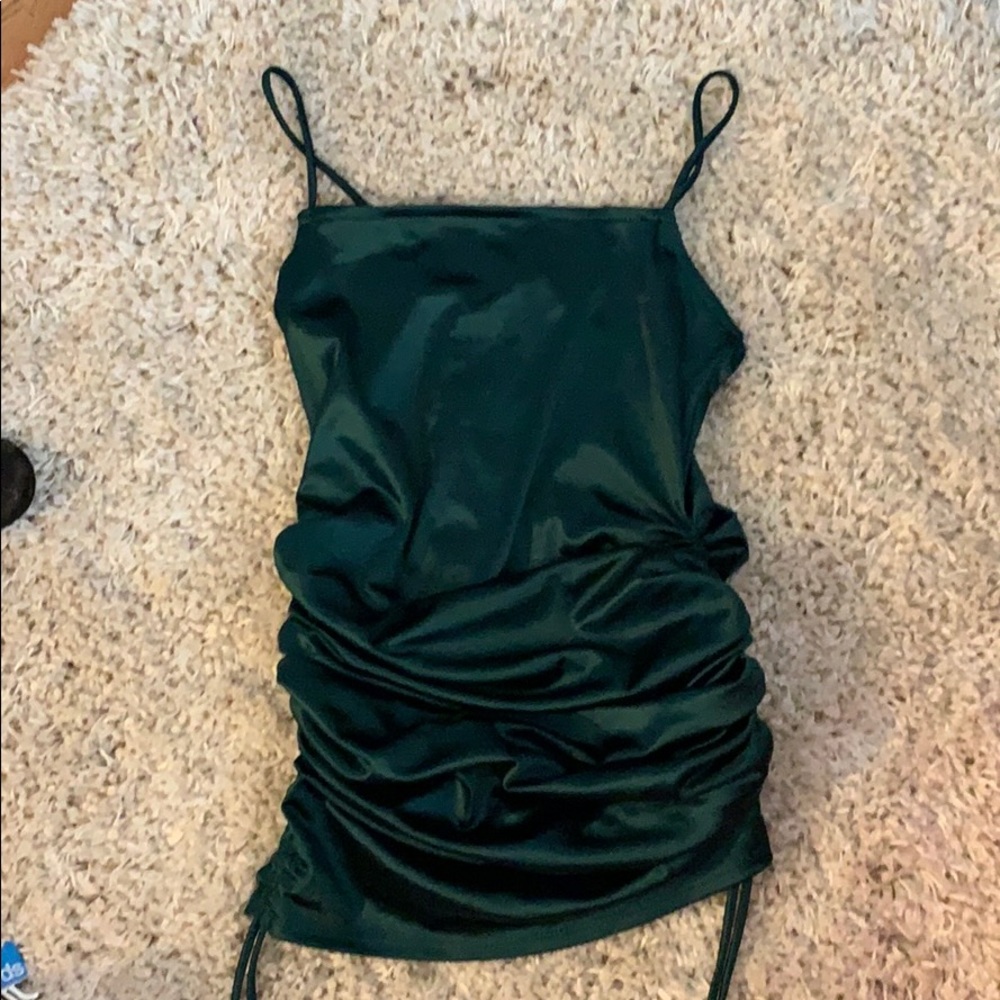 Green silk Mini